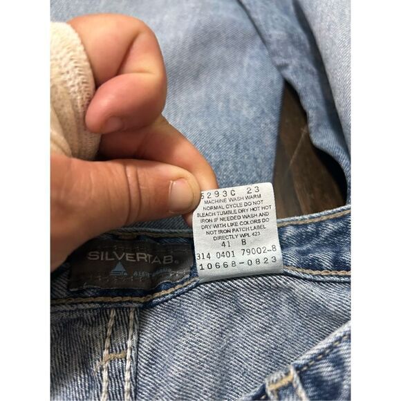 Vintage 90’s Levis silver tab jeans size 9 - Picture 7 of 9